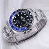 Rolex GMT Batman 126710BLNR Stainless Steel Second Hand Watch Collectors 3