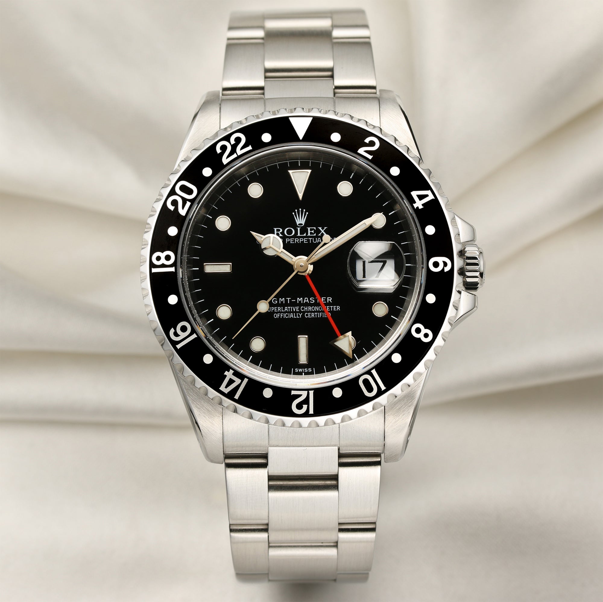Rolex-GMT-Master-16700-Stainless-Steel-Second-Hand-Watch-Collectors-1