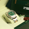 Rolex GMT-Master II 116713LN Green Dial Steel & Gold Second Hand Watch Collectors 10