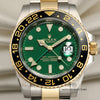 Rolex GMT-Master II 116713LN Green Dial Steel & Gold Second Hand Watch Collectors 2