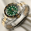 Rolex GMT-Master II 116713LN Green Dial Steel & Gold Second Hand Watch Collectors 3