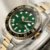 Rolex GMT-Master II 116713LN Green Dial Steel & Gold Second Hand Watch Collectors 4