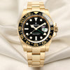 Rolex GMT-Master II 116718LN 18K Yellow Gold Ceramic Second Hand Watch Collectors 1