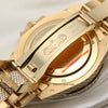 Rolex GMT Master II 116758SA Factory Set Diamond & Sapphire 18K Yellow Gold Second Hand Watch Collectors 13