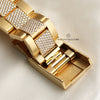 Rolex GMT Master II 116758SA Factory Set Diamond & Sapphire 18K Yellow Gold Second Hand Watch Collectors 14
