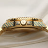 Rolex GMT Master II 116758SA Factory Set Diamond & Sapphire 18K Yellow Gold Second Hand Watch Collectors 8