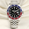 Rolex GMT-Master II 126710BLRO Pepsi Stainless Steel Second Hand Watch Collectors 1