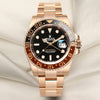 Rolex GMT-Master II 126715CHNR Root Beer 18K Rose Gold Second Hand Watch Collectors 1
