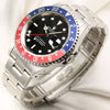 Rolex GMT-Master II 16710 Pepsi Stainless Steel Second Hand Watch Collectors 3