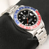 Rolex GMT-Master II 16710 Pepsi Stainless Steel Second Hand Watch Collectors 5