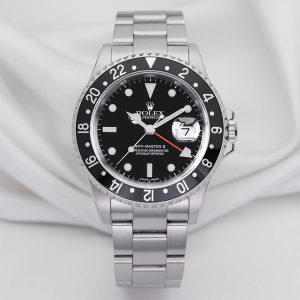 Rolex GMT-Master II 16710 Stainless Steel Second Hand Watch Collectors 1