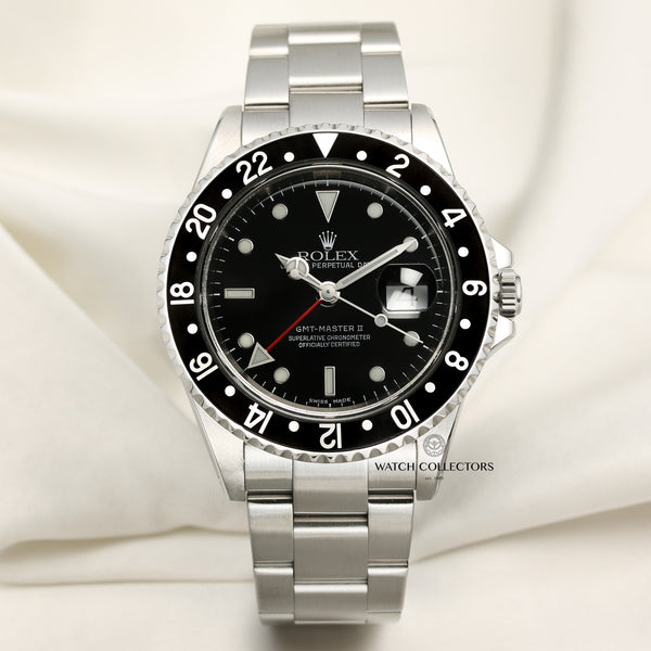 Rolex GMT-Master II 16710 Stainless Steel Second Hand Watch Collectors 1