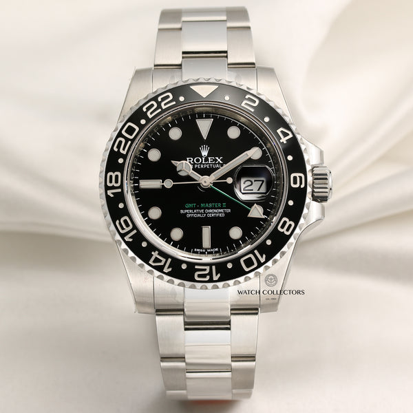 Rolex GMT-Master II 16710LN Stainless Steel Second Hand Watch Collectors 1