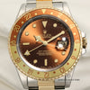Rolex GMT-Master II 16713 Steel & Gold Root Beer Second Hand Watch Collectors 2