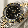 Rolex GMT-Master II 16713 Steel & Gold Second Hand Watch Collectors 4