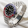 Rolex GMT-Master II Stainless Steel Pepsi Second Hand Watch Collectors 3