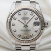 Rolex Lady Date Just 178274 Stainless Steel Diamond Dial Second Hand Watch Collectors 2
