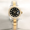 Rolex Lady DateJust 179133 Diamond Bezel & Dial Steel & Gold Second Hand Watch Collectors 1