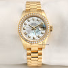 Rolex Lady DateJust 179138 MOP Diamond Dial 18K Yellow Gold Second Hand Watch Collectors 1