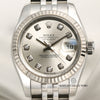 Rolex Lady DateJust 179174 Stainless Steel 18K White Gold Bezel Second Hand Watch Collectors 2