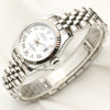 Rolex Lady DateJust 179174 Stainless Steel 18K White Gold Bezel Second Hand Watch Collectors 3
