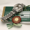 Rolex Lady DateJust 179174 Stainless Steel 18K White Gold Bezel Second Hand Watch Collectors 9