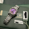Rolex Lady DateJust 179174 Stainless Steel Pink MOP Diamond Dial Second hand Watch Collectors 8