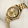 Rolex Lady DateJust 179178 18K Yellow Gold Champagne Diamond Dial Second Hand Watch Collectors 3