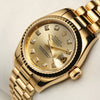 Rolex Lady DateJust 179178 18K Yellow Gold Champagne Diamond Dial Second Hand Watch Collectors 4