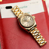 Rolex Lady DateJust 179178 18K Yellow Gold Champagne Diamond Dial Second Hand Watch Collectors 8