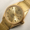 Rolex Lady DateJust 18K Yellow Gold Champagne Second Hand Watch Collectors 4