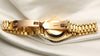 Rolex Lady DateJust 18K Yellow Gold Diamond Bezel Orange Dial Second Hand Watch Collectors 7