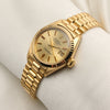 Rolex Lady DateJust 18K Yellow Gold Second Hand Watch COllectors 3