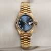 Rolex Lady DateJust 18K Yellow Gold Second hand Watch Collectors 1