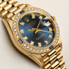 Rolex Lady DateJust 18K Yellow Gold Second hand Watch Collectors 5