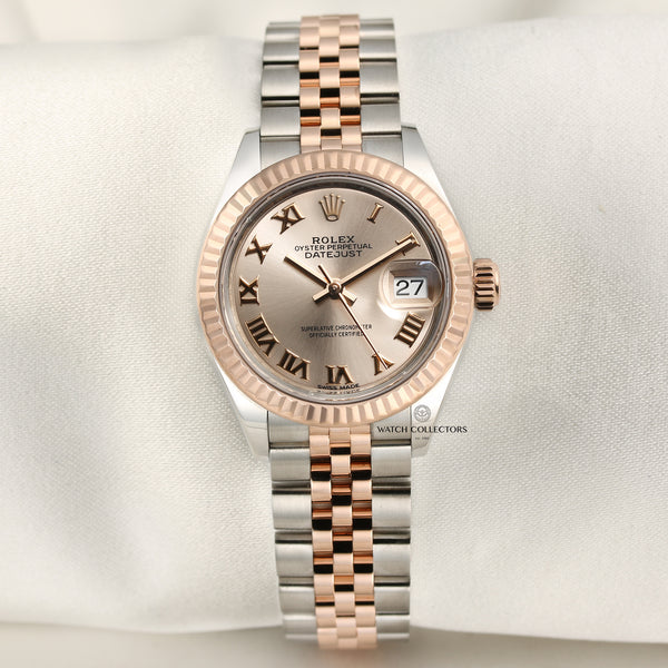 Rolex Lady DateJust 279171 Steel & 18K Rose Gold Second Hand Watch Collectors 1