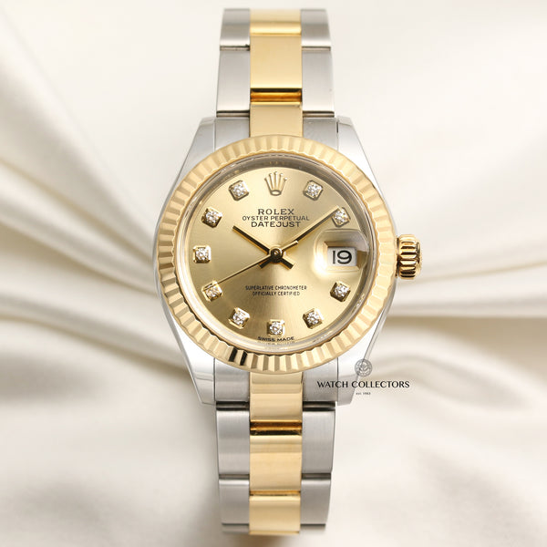 Rolex Lady DateJust 279173 Steel & Yellow Gold Second Hand Watch Collectors 1