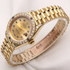 Rolex Lady DateJust 69068 18K Yellow Gold Diamond & Sapphire Second Hand Watch Collectors 3