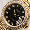 Rolex-Lady-DateJust-69138-18K-Yellow-Gold-Black-Diamond-Dial-Second-Hand-Watch-Collectors-4