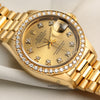 Rolex Lady DateJust 69138 18K Yellow Gold Champagne Diamond Dial & Bezel Second Hand Watch Collectors 5