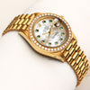 Rolex Lady DateJust 69138 18K Yellow Gold Diamond Bezel MOP Emerald Dial Second Hand Watch Collectors 5