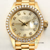 Rolex Lady DateJust 69138 18K Yellow Gold Diamond Bezel Second Hand Watch Collectors 2
