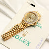 Rolex Lady DateJust 69138 18K Yellow Gold Diamond Bezel Second Hand Watch Collectors 7