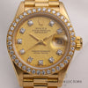 Rolex-Lady-DateJust-69138-Diamond-Dial-Bezel-18K-Yellow-Gold-Second-Hand-Watch-Collectors-2