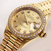 Rolex Lady DateJust 69138 Diamond Dial Bezel 18K Yellow Gold Second Hand Watch Collectors (3)