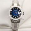 Rolex-Lady-DateJust-69166-Platinum-Blue-Degrading-Diamond-Dial-Second-Hand-Watch-Collectors-1