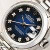 Rolex-Lady-DateJust-69166-Platinum-Blue-Degrading-Diamond-Dial-Second-Hand-Watch-Collectors-4