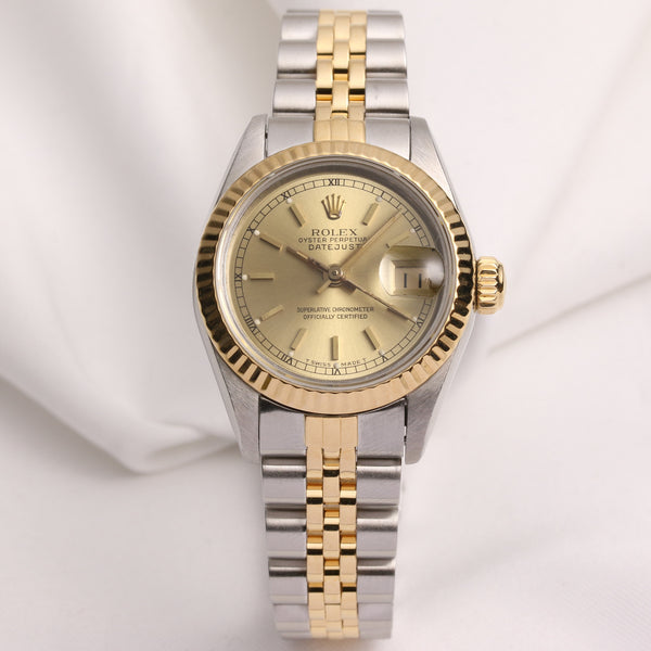 Rolex Lady DateJust 69173 Steel & Gold 822 Second Hand Watch Collectors 1