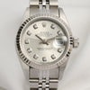 Rolex Lady DateJust 69174 Stainless Steel Diamond Dial Second Hand Watch Collectors 2