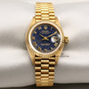 Rolex Lady DateJust 69178 18K Yellow Gold Aventurite Dial Second Hand Watch Collectors 1